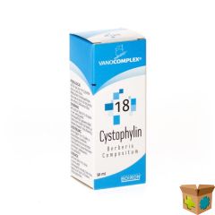 VANOCOMPLEX N18 CYSTOPHYLIN GUTT 50ML UNDA