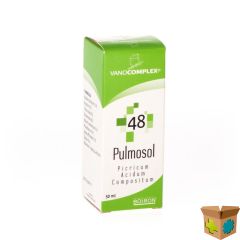 VANOCOMPLEX N48 PULMOSOL GUTT 50ML UNDA