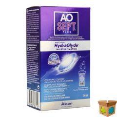 AOSEPT PLUS MET HYDRAGLYDE 1X 90ML + 1 LENSCASE