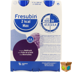 FRESUBIN 2KCAL DRINK MAX BOSVRUCHTEN FL 4X300ML