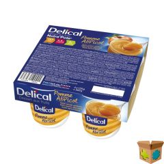 DELICAL NUTRA POTE APPEL ABRIKOOS 4X125G