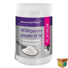 MSM POEDER PLATINUM 500 GR