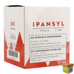 IPANSYL 1 KP STER 8PL 5,0X 5,0CM 40