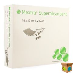 MEXTRA SUPERABSORBENT NF 10,0X10,0CM 10 610700