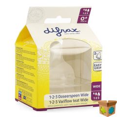 DIFRAX FLESSENSPEEN NATURAL WIDE 1-2-3 677