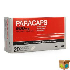 PARACAPS 500MG ZACHTE CAPS 20 X 500MG