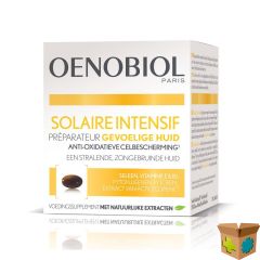 OENOBIOL SOLAIRE INTENSIF GEVOELIGE HUID CAPS 30