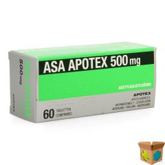 ASA APOTEX 500MG COMP 60 X 500MG