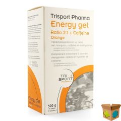 TRISPORT ENERGY GEL + COFFEINE ORANGE 10