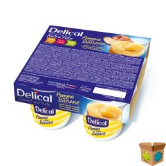 DELICAL NUTRA POTE APPEL BANAAN 4X125G