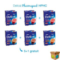 DELICAL PHARMAPACK HP HC 5+1X(4X200ML)