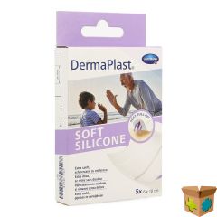 DERMAPLAST SOFT SILICONE 6X10CM 5