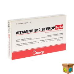 VIT B12 SC/IM/IV AMP 10 X 1MG/1ML