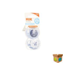 NUK FOPSPEEN 2 TRENDLINE DAY BOY 6-18M 2