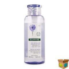 KLORANE GEZICHT KORENBLOEM MICELLAIR WATER 400ML