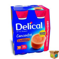 DELICAL HP HC DRANK GECONC. KARAMEL 4X200ML