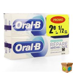 ORAL-B TANDPASTA REPAIR EXT. FRESH 2X75ML 2E -50%