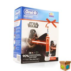 ORAL-B KIDS D100 STAR WARS + EB10 + BEKER GRATIS