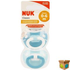 NUK FOPSPEEN 1 CLASSIC FASHION BOY 0-6M 2