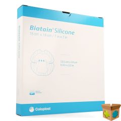 BIATAIN SILICOON ADHESIVE STER 18,0X18,0CM 5 33406