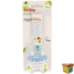 NUBY TANDGEL GINGIVAL 15G + GUM-EEZ BIJTFIGUUR 4M+