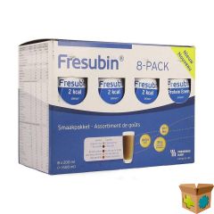 FRESUBIN 8-PACK DRINK ASSORTIMENT FL 8X200ML