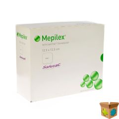 MEPILEX SCHUIMVERB SIL ABS STER 12,5X12,5CM 16