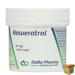 RESVERATROL CAPS 60X25MG DEBA