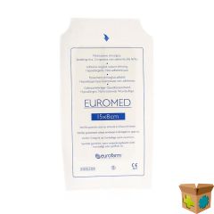 EUROMED 8X15CM 1 EILANDPLEISTER ADH STERIEL