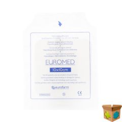 EUROMED 10X10CM 1 EILANDPLEISTER STERIEL