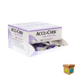 ACCU CHEK SAFE T PRO PLUS STERIEL WEGWERP 200