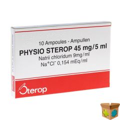 PHYSIO STEROP AMP INJ 10 X 5ML