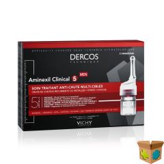 VICHY DERCOS AMINEXIL CLINICAL 5 MEN AMP 21X6ML