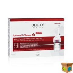 VICHY DERCOS AMINEXIL CLINICAL 5 WOMEN AMP 21X6ML