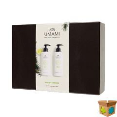 UMAMI WOODY LEMONS GIFTSET HAND 300ML