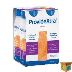 PROVIDE XTRA DRINK ANANAS-SINAAS FL 4X200ML