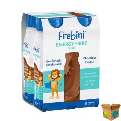 FREBINI ENERGY FIBRE DRINK KIND CHOCOLA FL 4X200ML