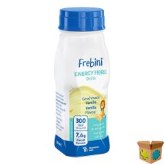 FREBINI ENERGY FIBRE DRINK KINDEREN VANILLE4X200ML