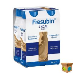 FRESUBIN 2 KCAL DRINK CAPPUCCINO 4X200ML