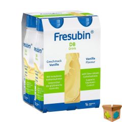 FRESUBIN DB DRINK VANILLE 4X200ML