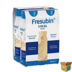 FRESUBIN 2 KCAL DRINK NEUTRAAL 4X200ML