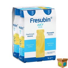 FRESUBIN JUCY DRINK ANANAS EASY BOTTLE 4X200ML