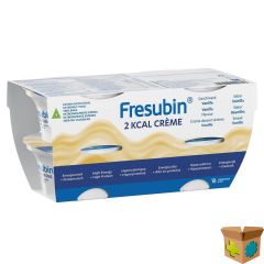 FRESUBIN 2 KCAL CREME VANILLE POT 4X125G