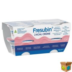 FRESUBIN 2 KCAL CREME AARDBEI POT 4X125G