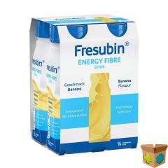 FRESUBIN ENERGY FIBRE DRINK BANAAN 4X200ML