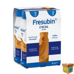 FRESUBIN 2 KCAL DRINK KARAMEL 4X200ML