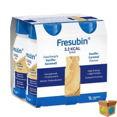 FRESUBIN 3.2 KCAL DRINK VANILLE-CARAMEL 4X125ML