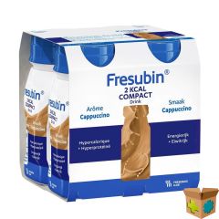 FRESUBIN 2 KCAL COMPACT DRINK CAPPUCCINO FL4X125ML