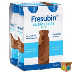 FRESUBIN ENERGY FIBRE DRINK CHOCOLADE FL 4X200ML