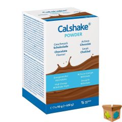 CALSHAKE ENERGIE CHOCOLADE ZAKJE PDR 7X90G